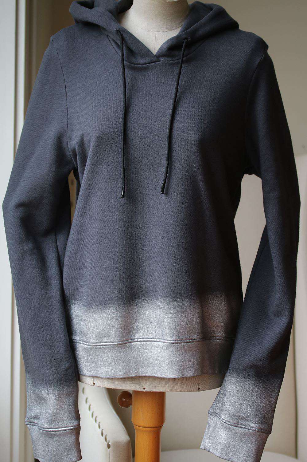 COTTON CITIZEN MANHATTAN METALLIC HOODIE SMALL - Image 3
