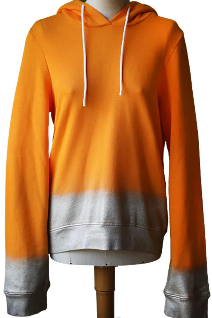 COTTON CITIZEN MANHATTAN METALLIC TRIMMED HOODIE SMALL - Image 2