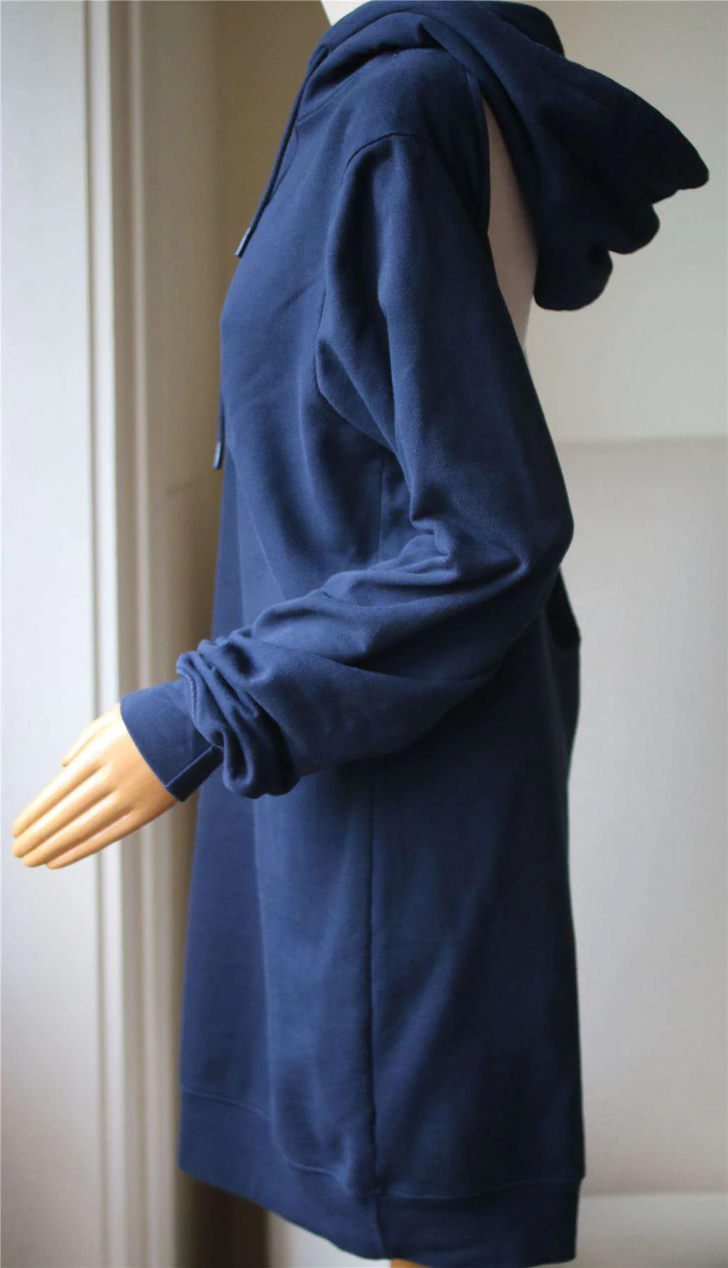 COTTON CITIZEN MILAN BACKLESS HOODIE MINI DRESS MEDIUM - Image 5