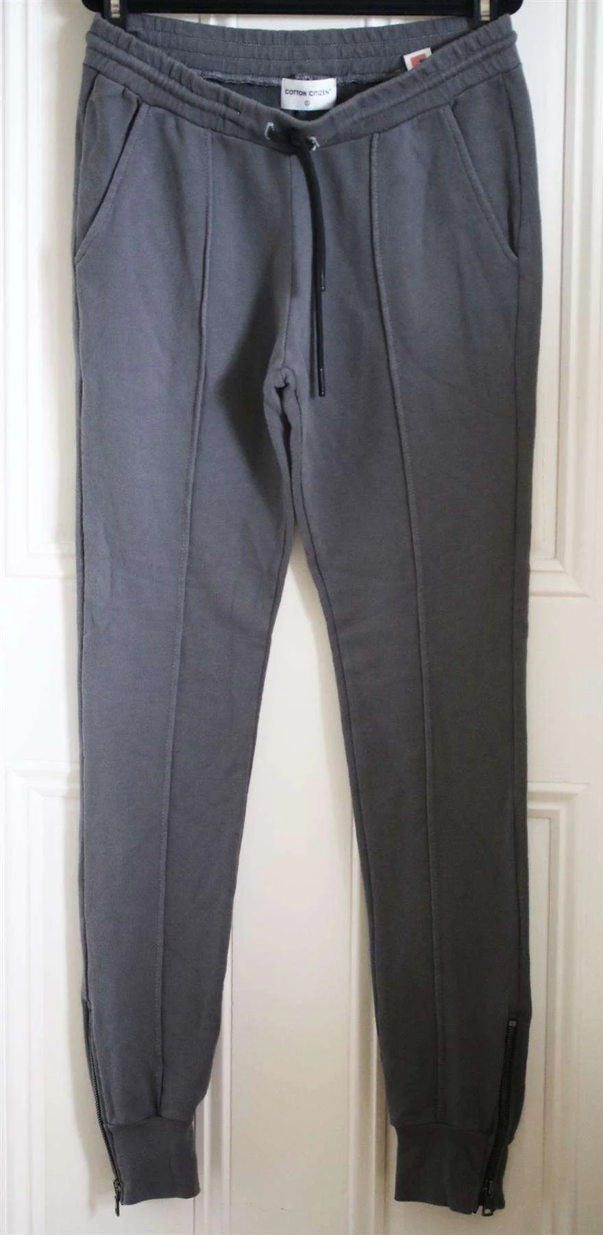 COTTON CITIZEN MILAN COTTON JERSEY TRACK PANTS SMALL