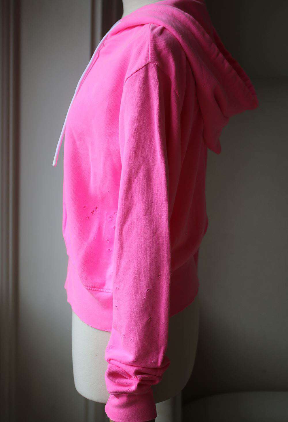 COTTON CITIZEN MILAN CROP ZIP HOODIE SMALL - Image 2