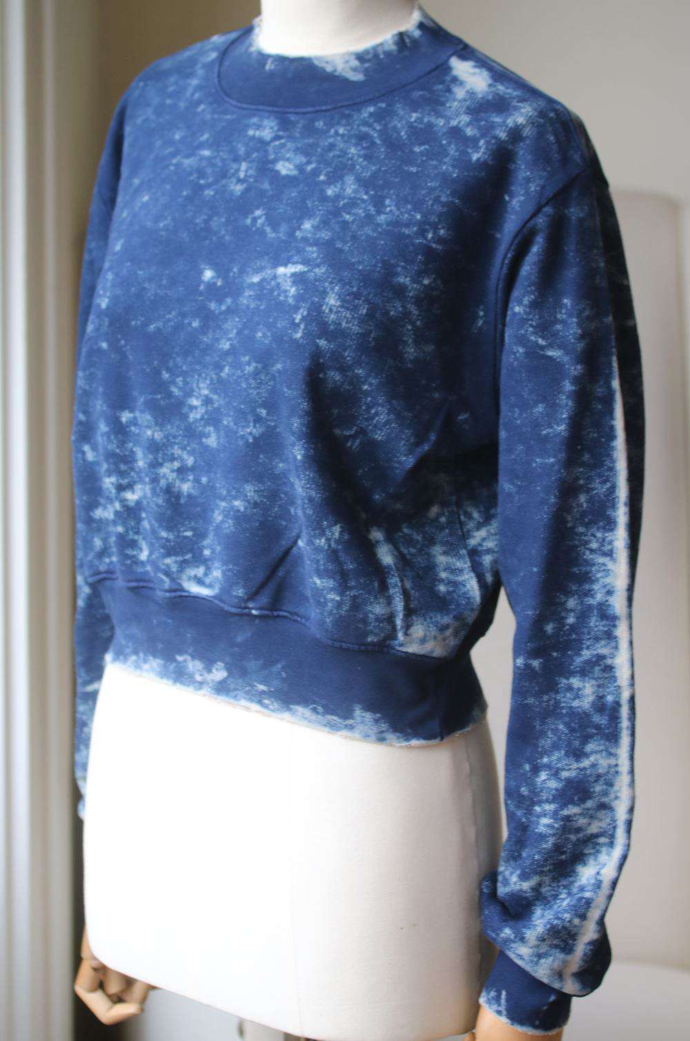 COTTON CITIZEN MILAN CROPPED CREW NECK SWEATER XSMALL - Image 4