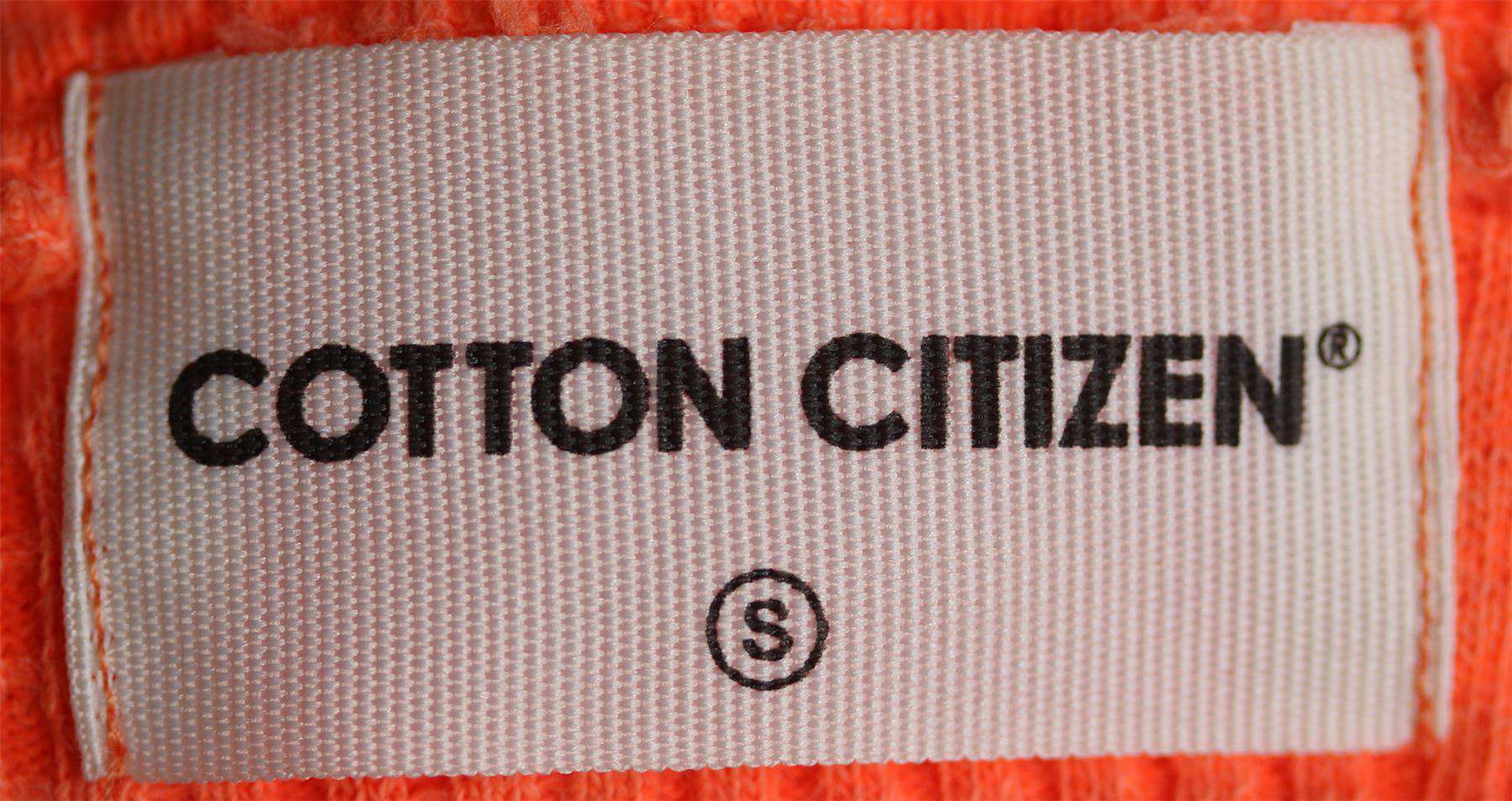 COTTON CITIZEN MONACO THERMAL HOODIE DRESS SMALL - Image 4