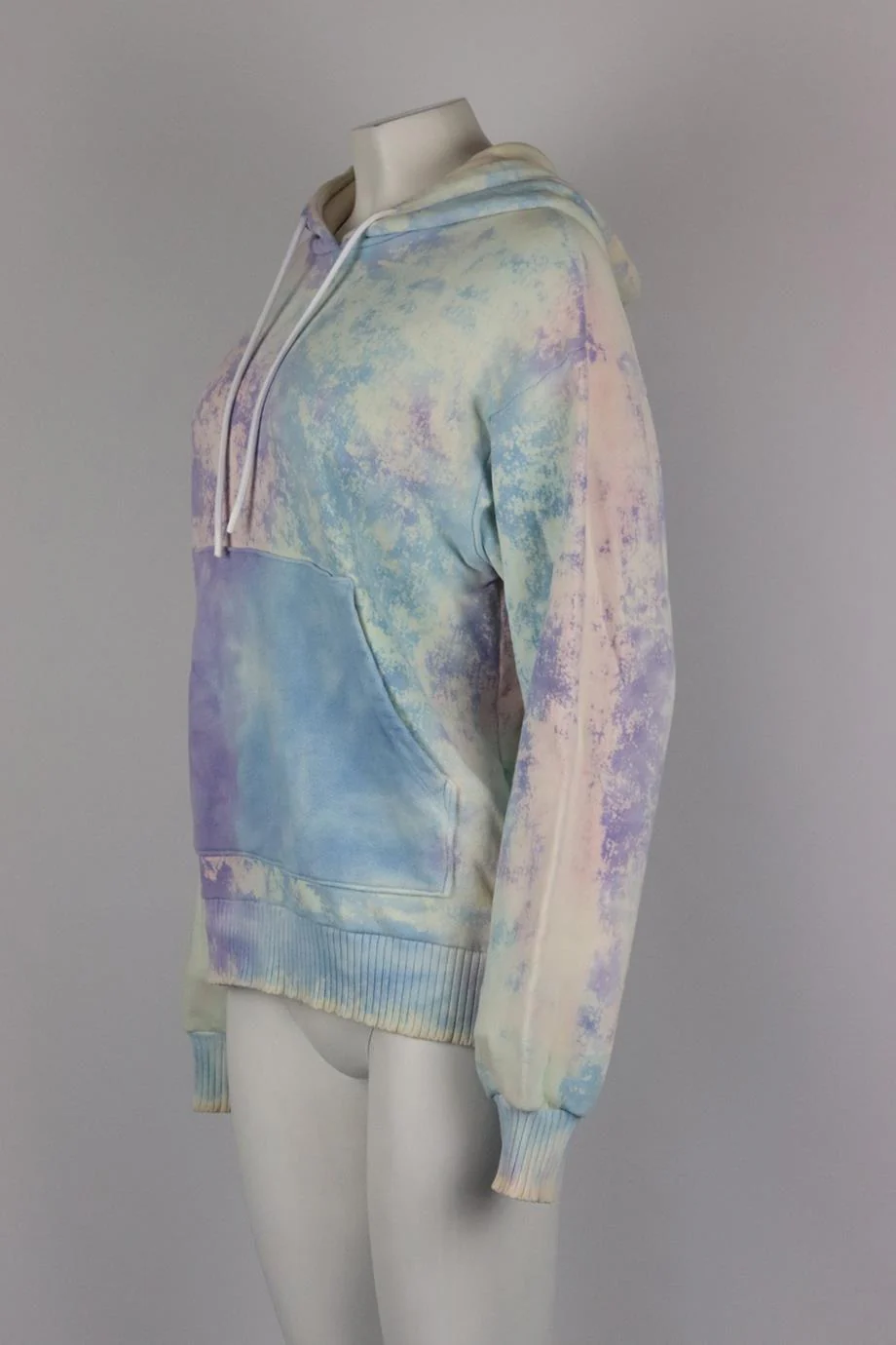 COTTON CITIZEN OVERSIZED TIE DYED COTTON JERSEY HOODIE SMALL - Image 3