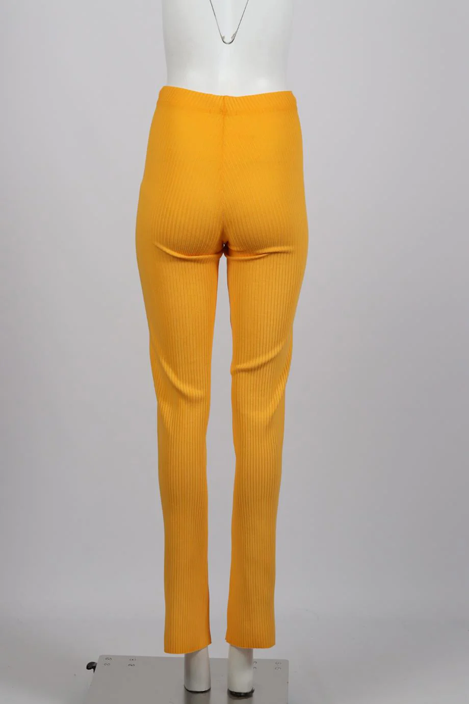 COTTON CITIZEN RIBBED COTTON BLEND FLARED PANTS XSMALL - Image 4