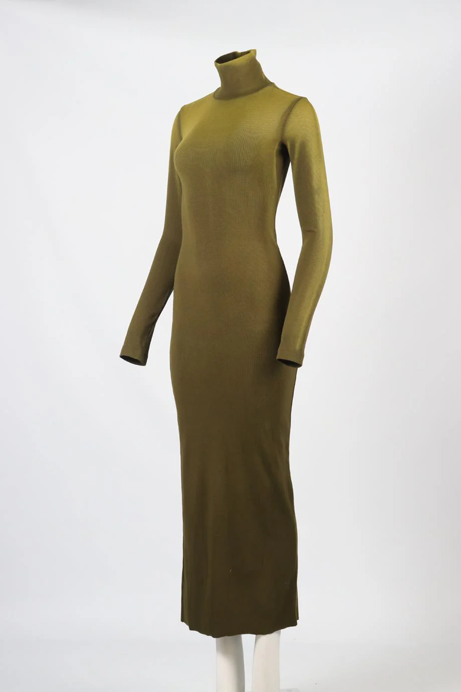 COTTON CITIZEN RIBBED COTTON MAXI DRESS XSMALL - Image 3