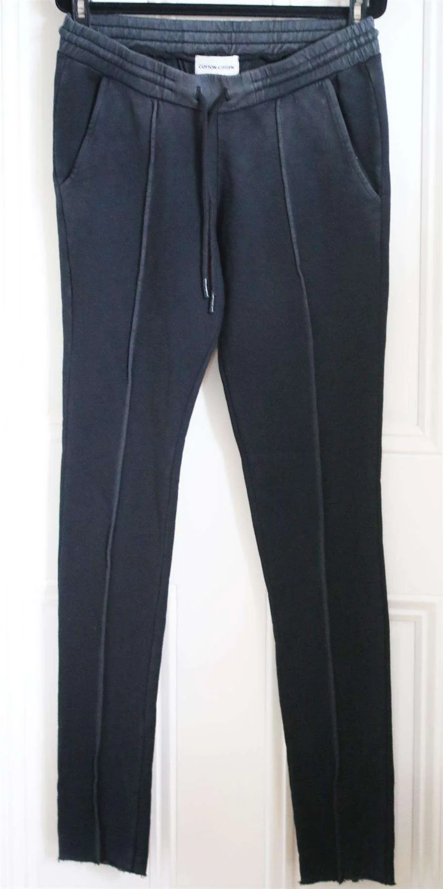 COTTON CITIZEN THE MILAN COTTON JERSEY TRACK PANTS XSMALL