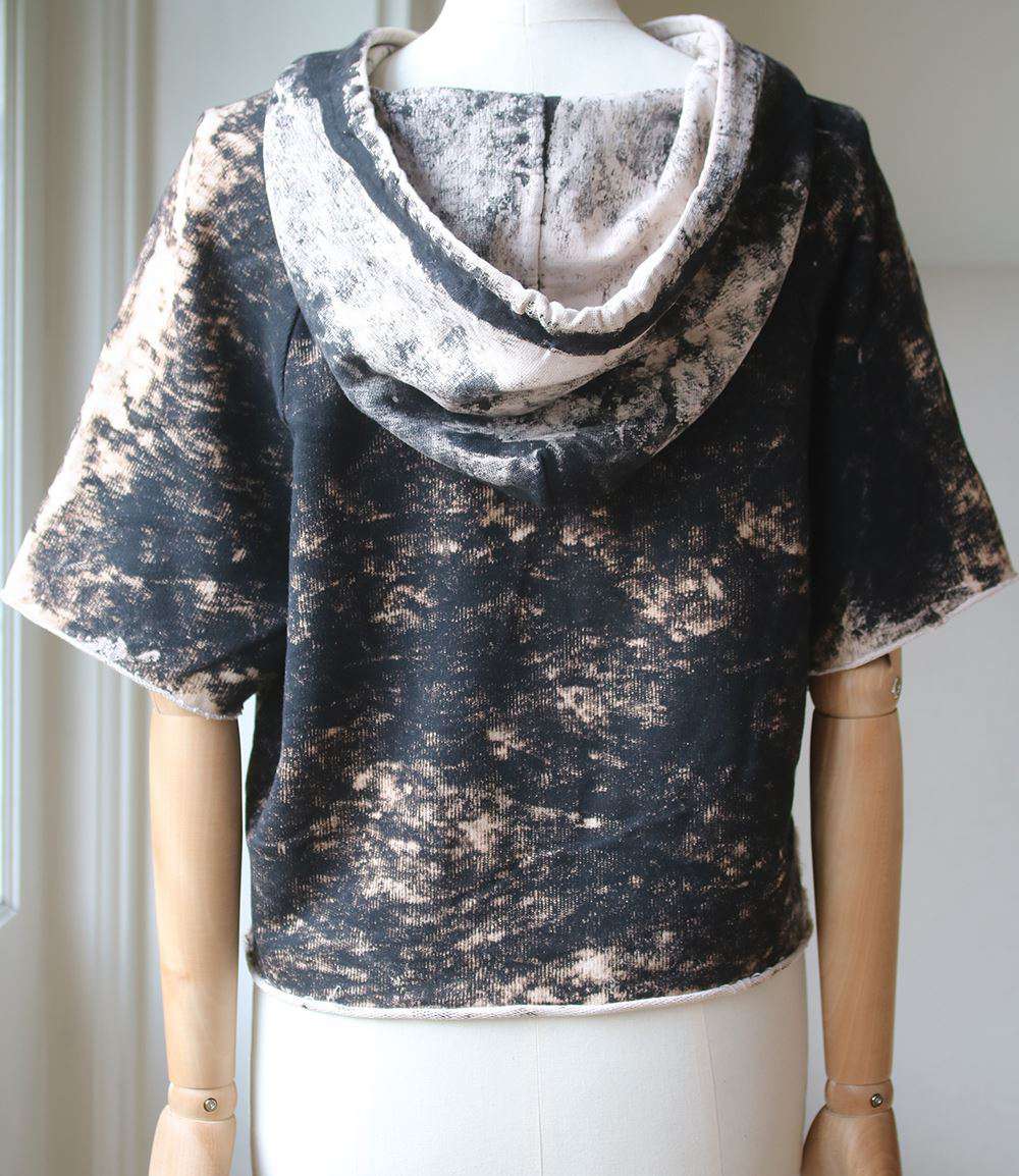 COTTON CITIZEN THE MILAN CUTOFF HOODED SWEATER SMALL - Image 3