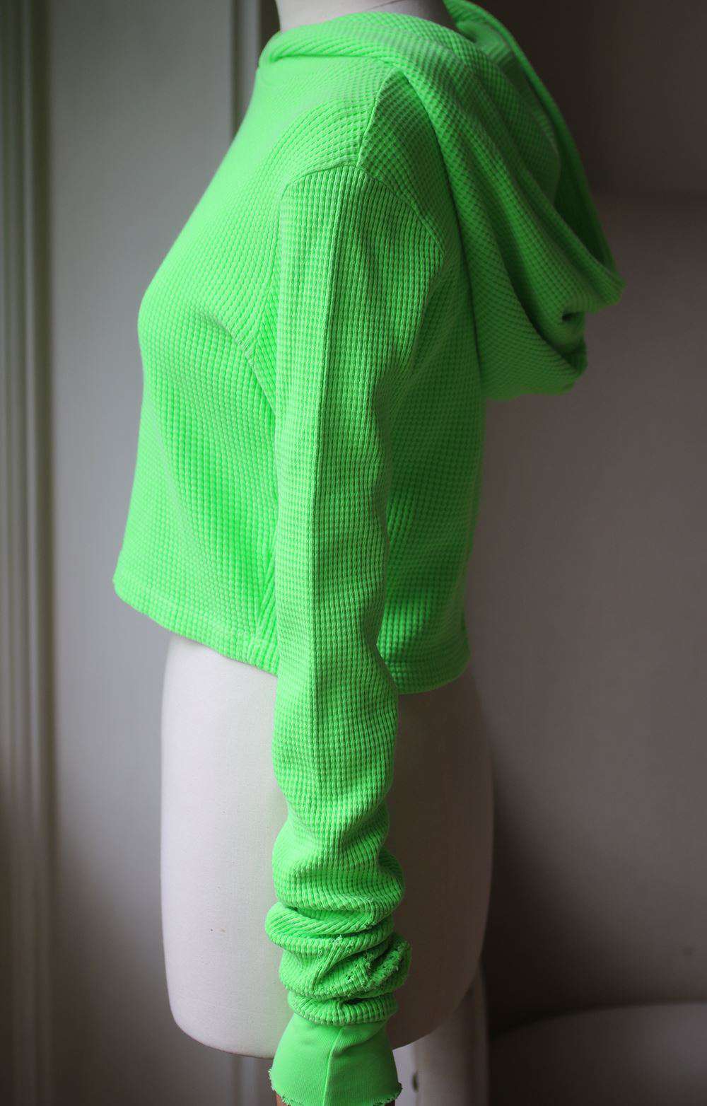 COTTON CITIZEN THE MONACO CROP HOODIE SMALL - Image 2