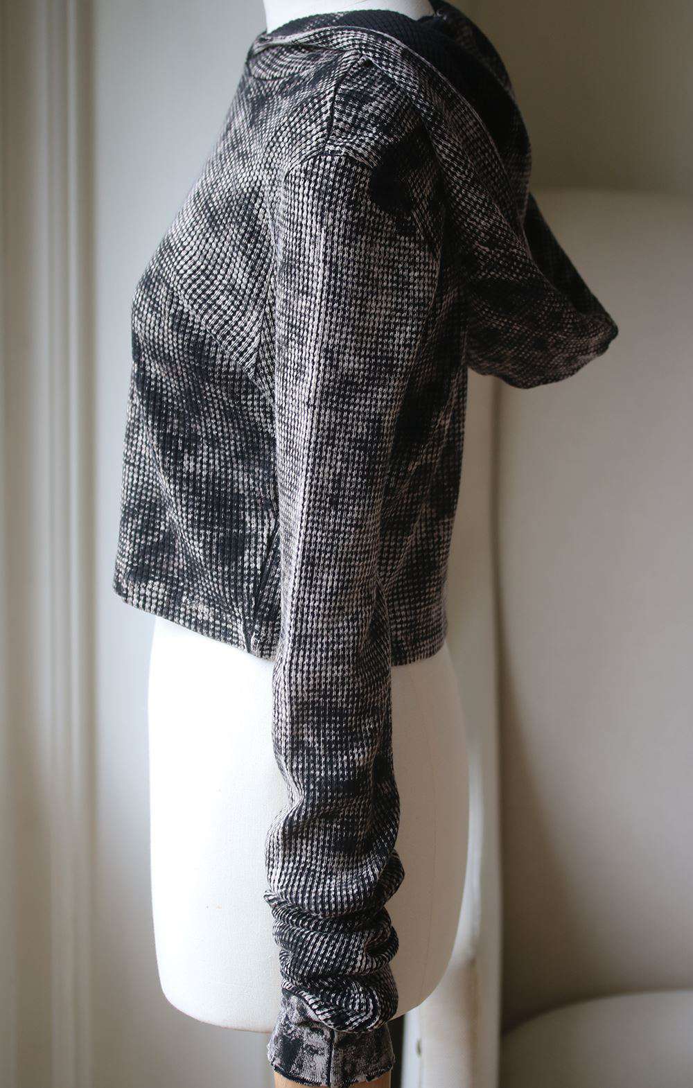 COTTON CITIZEN THE MONACO CROP HOODIE SMALL - Image 2