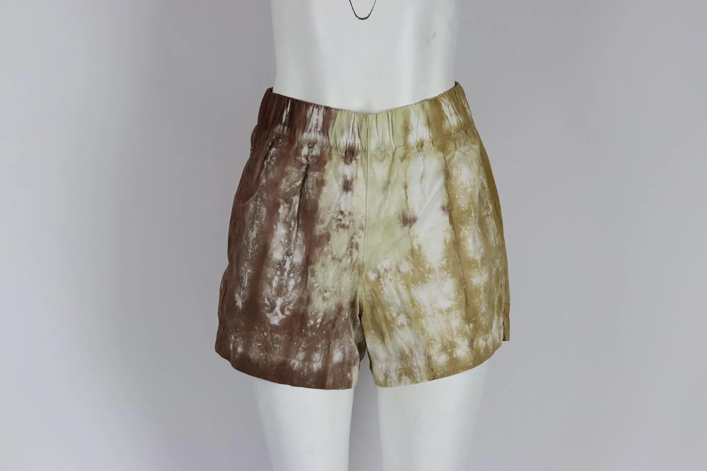 COTTON CITIZEN TIE DYED COTTON BLEND SHORTS XSMALL - Image 2