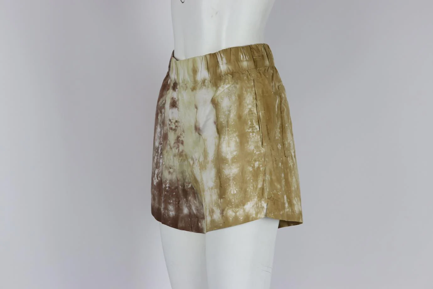 COTTON CITIZEN TIE DYED COTTON BLEND SHORTS XSMALL - Image 3