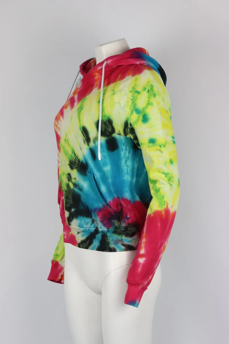 COTTON CITIZEN TIE DYED COTTON JERSEY HOODIE SMALL - Image 3