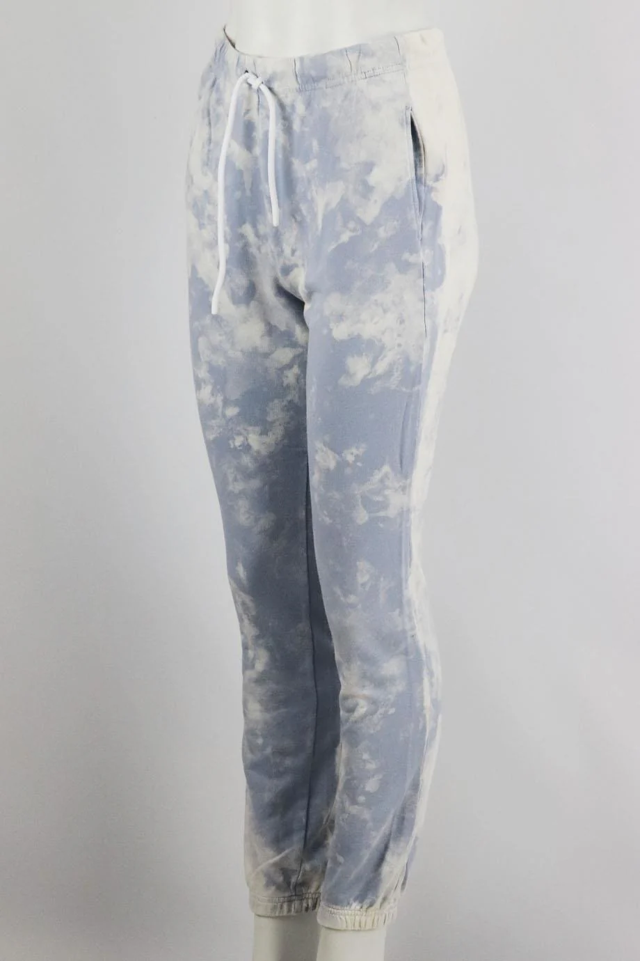 COTTON CITIZEN TIE DYED COTTON JERSEY TRACK PANTS SMALL - Image 3