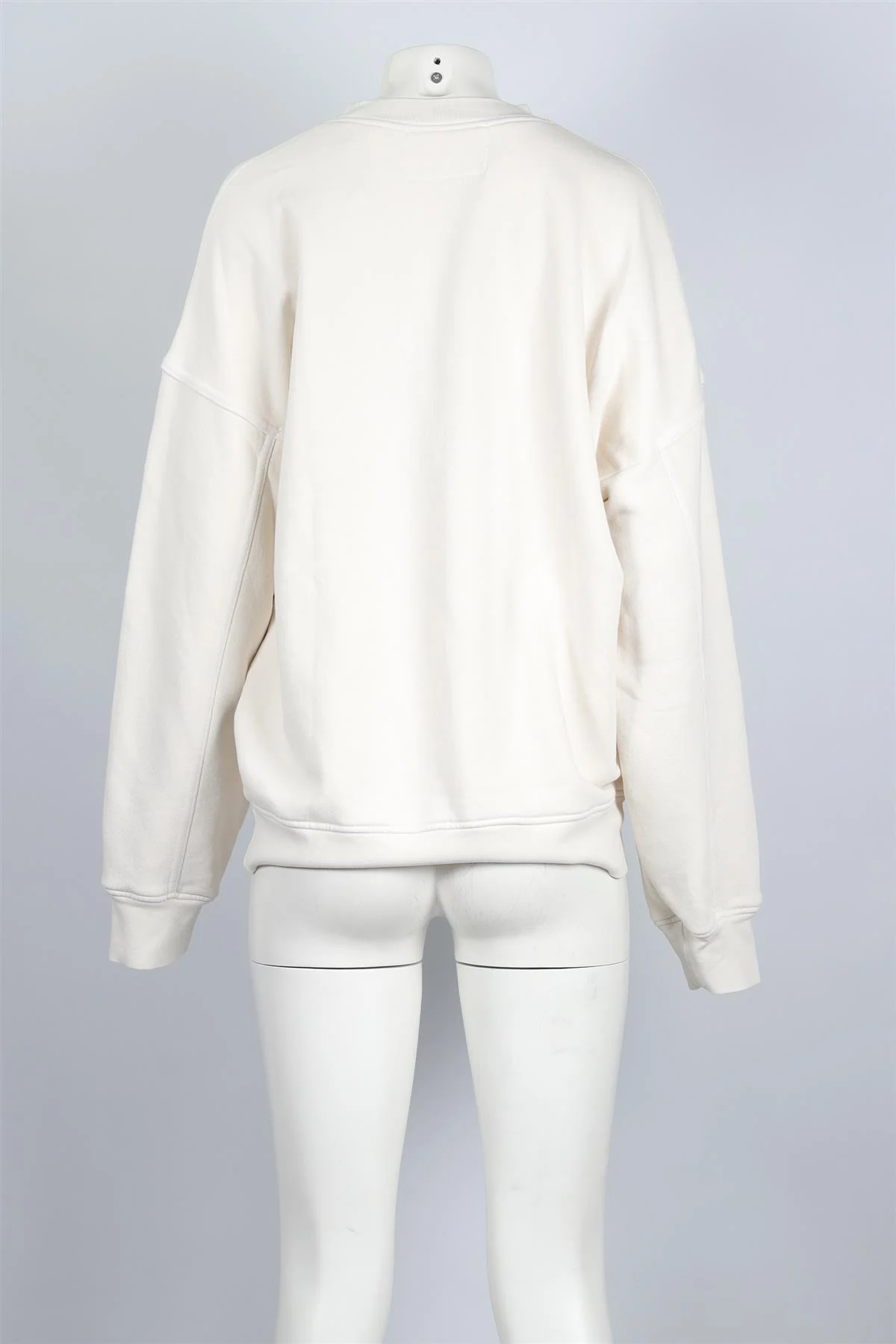 COTTON CITIZEN WHITE COTTON SWEATSHIRT SMALL - Image 4