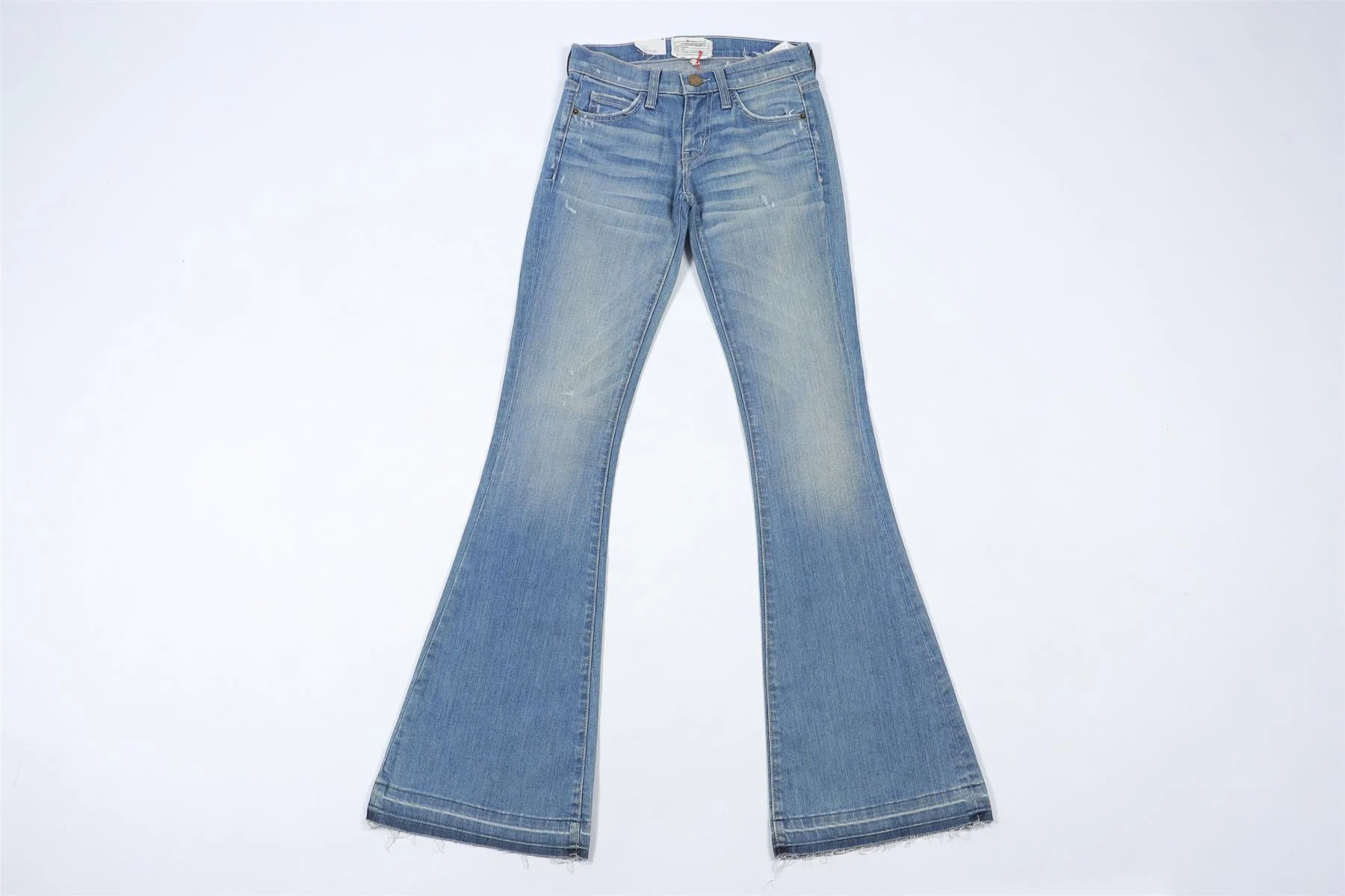 CURRENT/ELLIOTT BLUE MID RISE SKINNY JEANS W24 UK 6 - Image 2