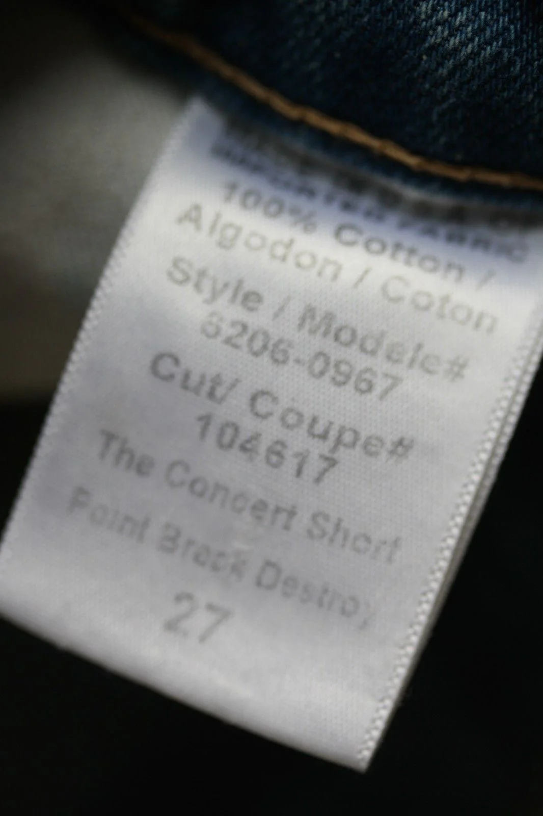 CURRENT ELLIOTT CONCERT DENIM SHORTS W27 UK 8/10 - Image 8