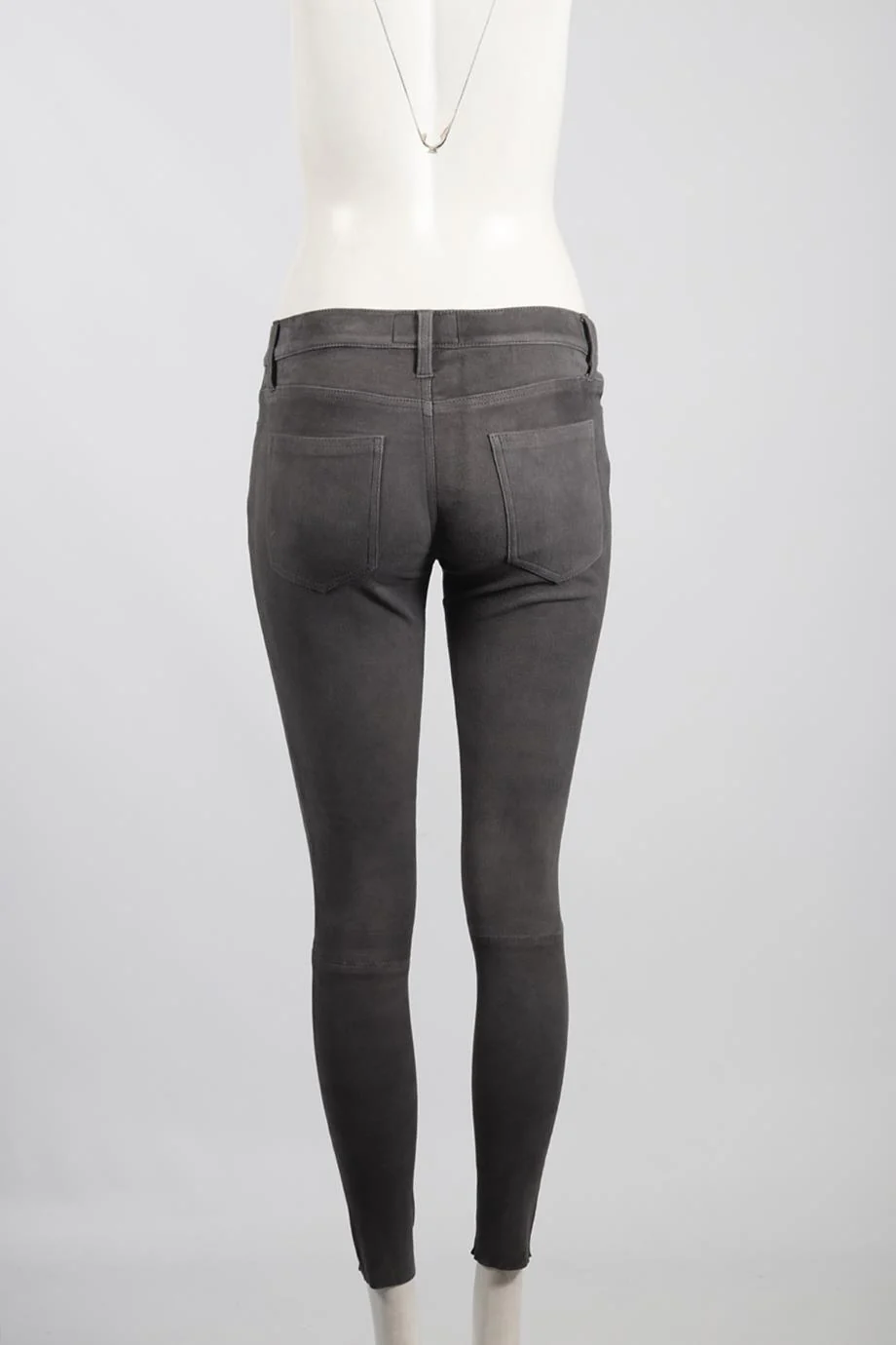 CURRENT/ELLIOTT SUEDE SKINNY PANTS W27 UK 8-10 - Image 4