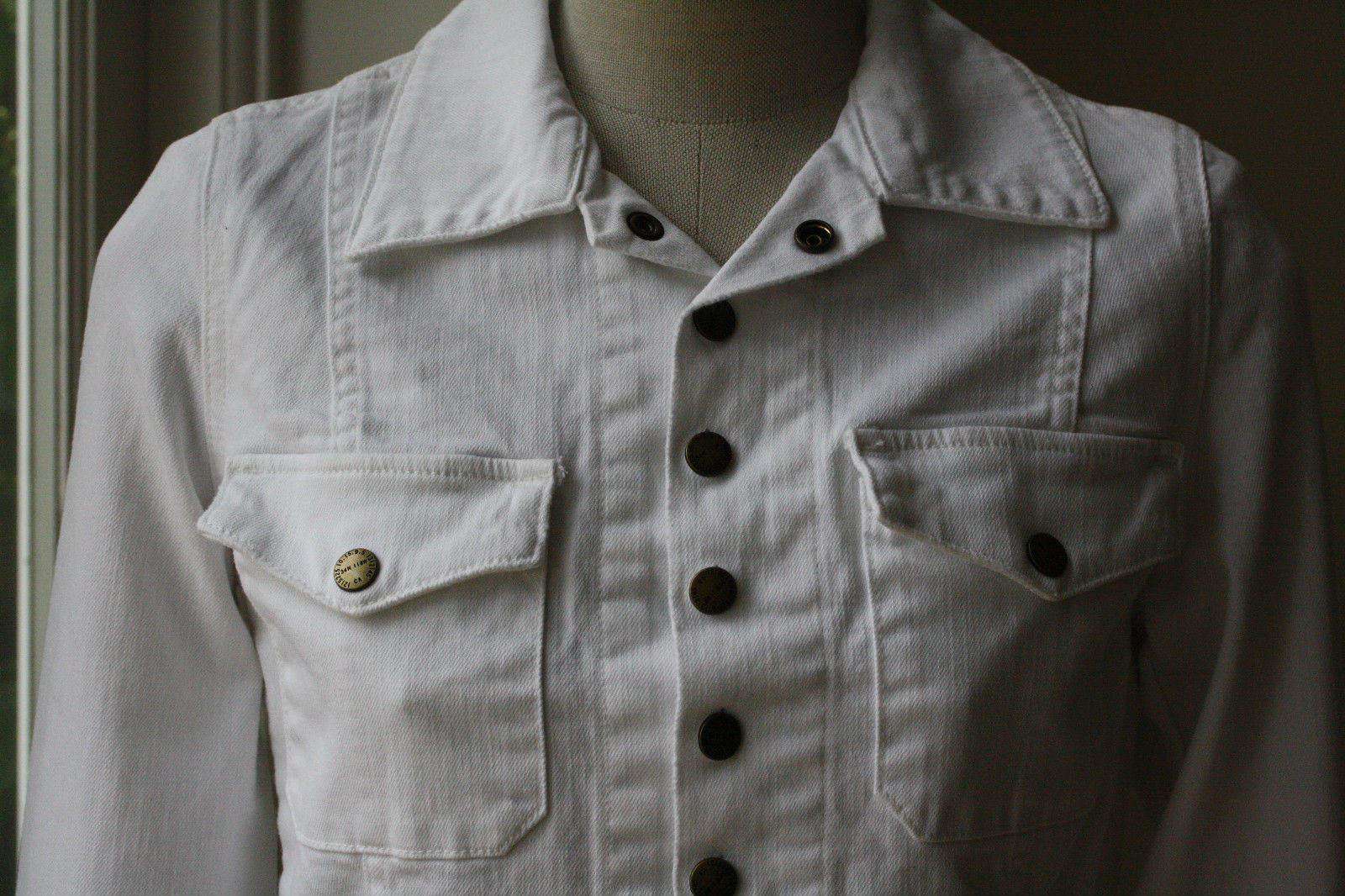 CURRENT/ELLIOTT THE SNAP JACKET IN SUGAR 1 UK 8 - Image 8