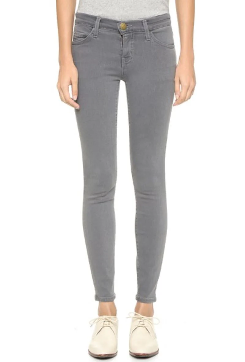 CURRENT ELLIOTT THE STILETTO SKINNY JEANS IN GUNMETAL GREY W27 UK 8/10 - Image 8