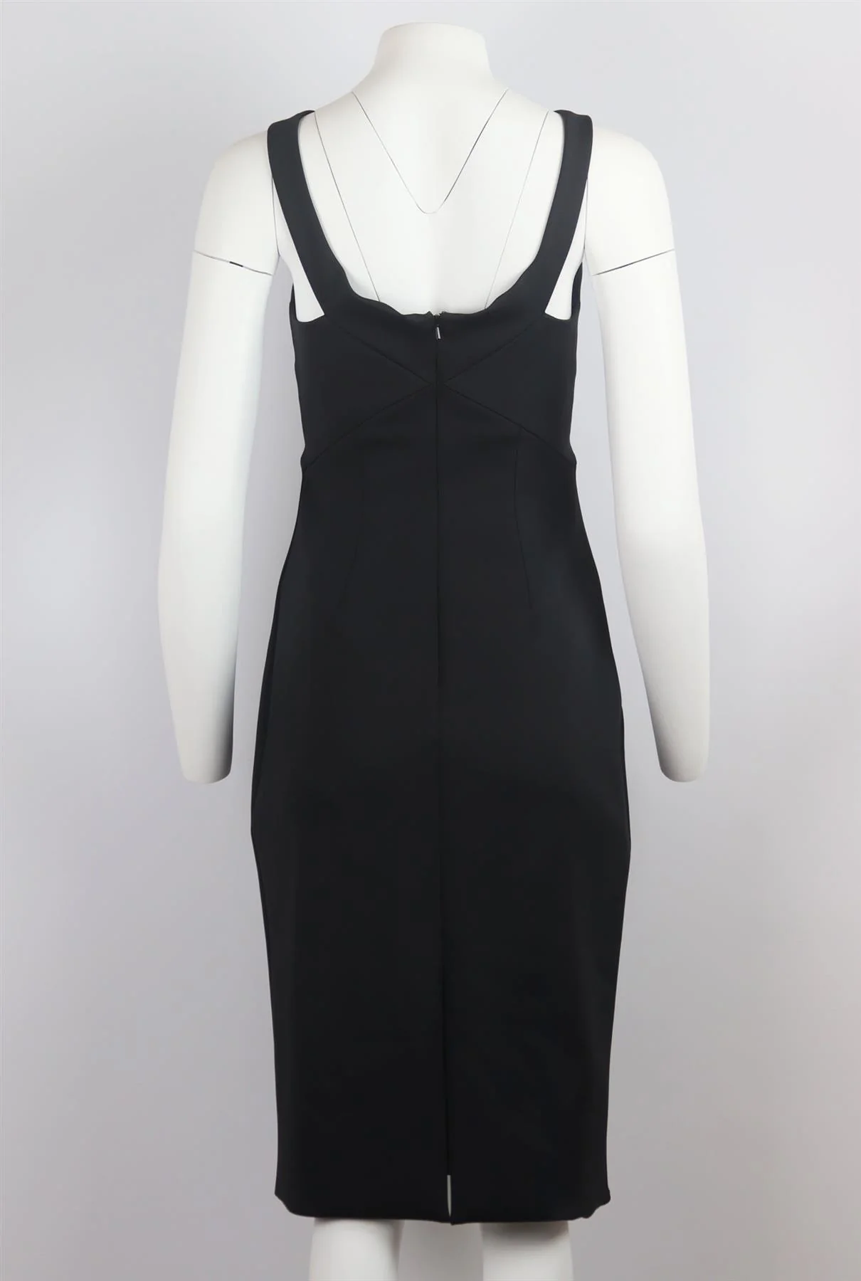 CUSHNIE ET OCHS CUTOUT STRETCH SCUBA DRESS US 4 UK 8 - Image 4