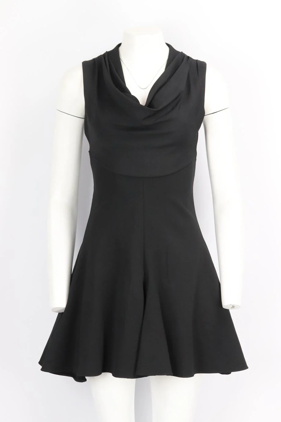 CUSHNIE ET OCHS DRAPED STRETCH JERSEY MINI DRESS US 4 UK 8 - Image 2