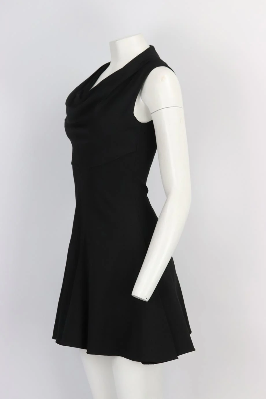 CUSHNIE ET OCHS DRAPED STRETCH JERSEY MINI DRESS US 4 UK 8 - Image 3