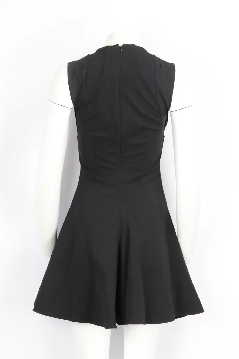 CUSHNIE ET OCHS DRAPED STRETCH JERSEY MINI DRESS US 4 UK 8 - Image 4