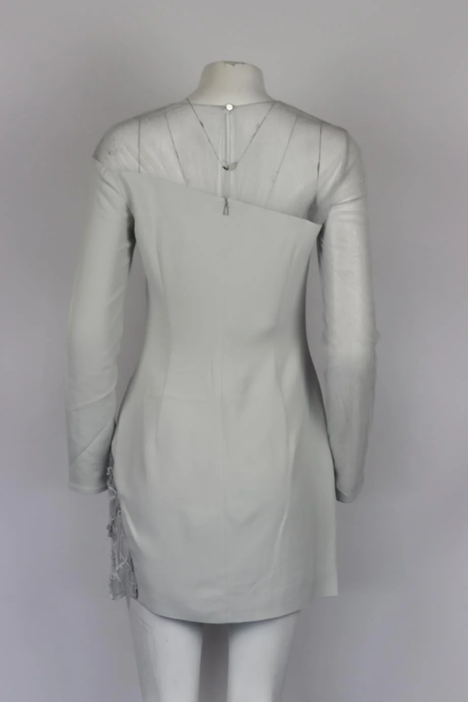 CUSHNIE ET OCHS EMBELLISHED TULLE AND CREPE MINI DRESS US 8 UK 12 - Image 4