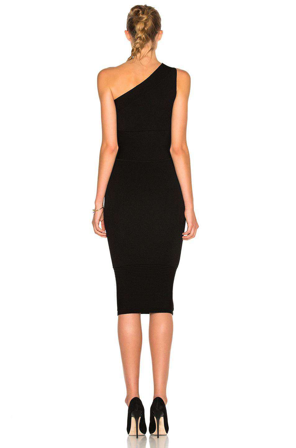 CUSHNIE ET OCHS ONE SHOULDER KNIT DRESS SMALL - Image 12