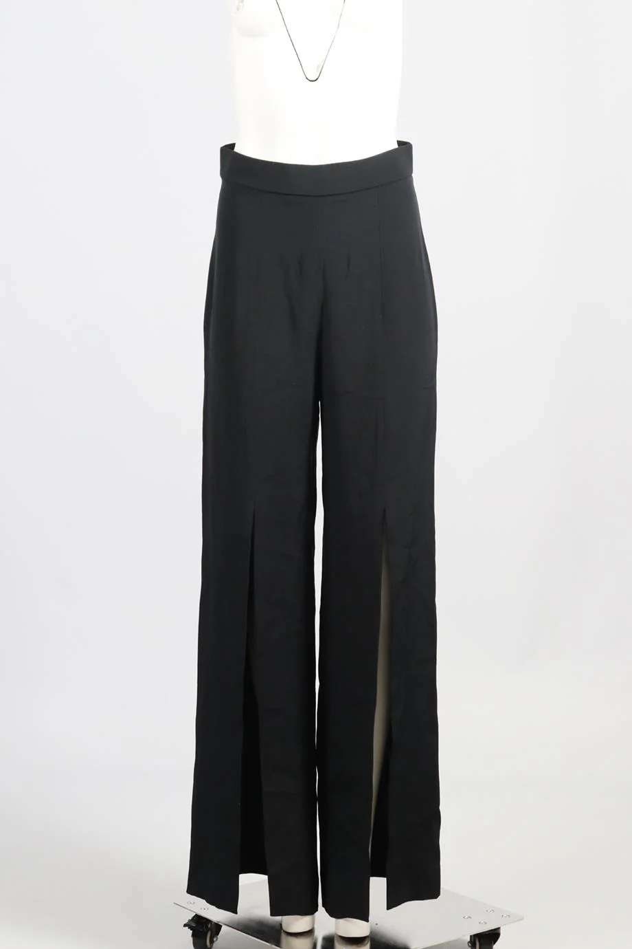 CUSHNIE ET OCHS SILK WIDE LEG PANTS US 8 UK 12 - Image 2
