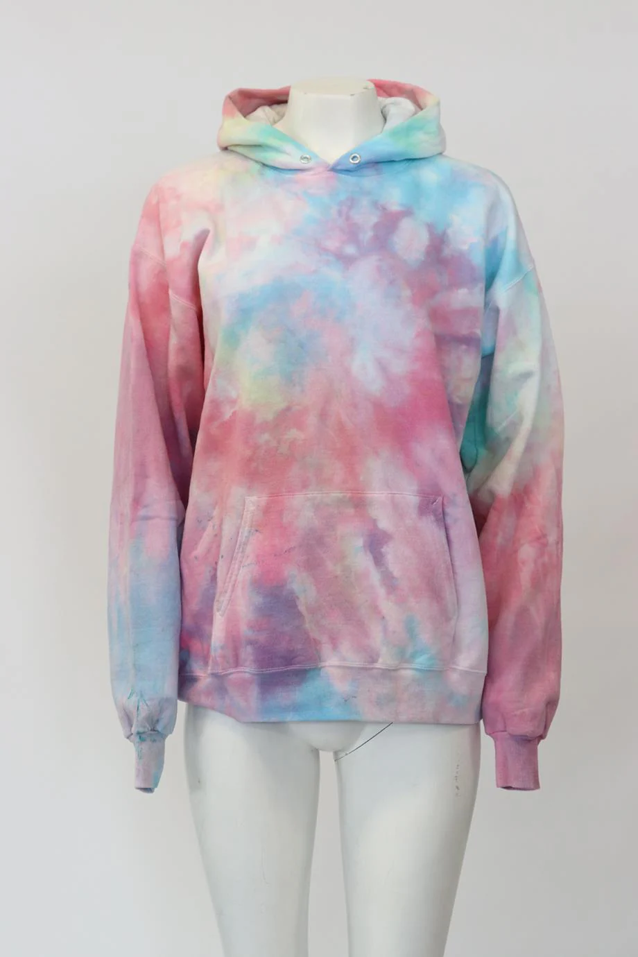 DANNIJO TIE DYED COTTON JERSEY HOODIE LARGE - Image 2