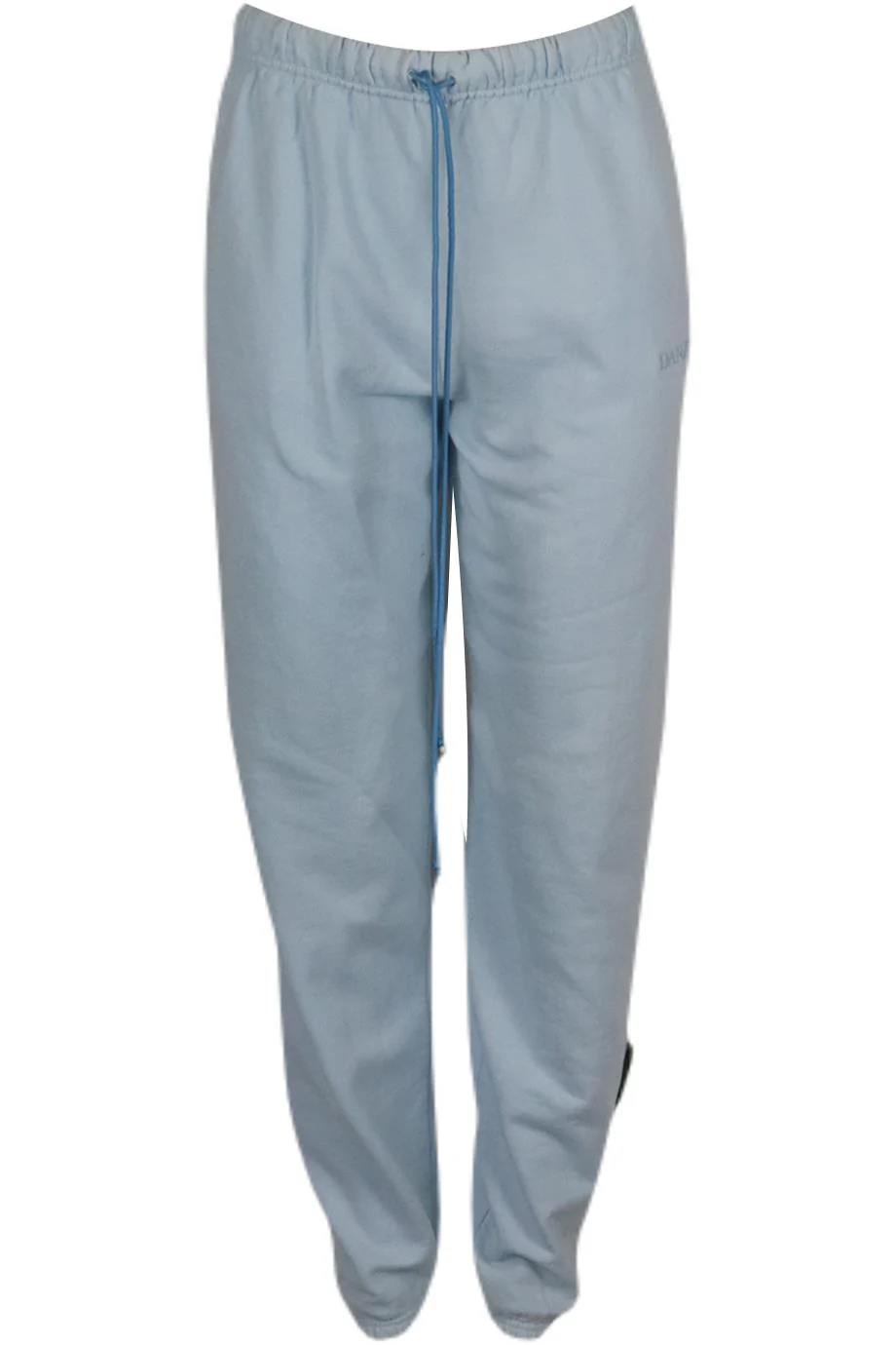 DANZY EMBROIDERED COTTON JERSEY TRACK PANTS SMALL