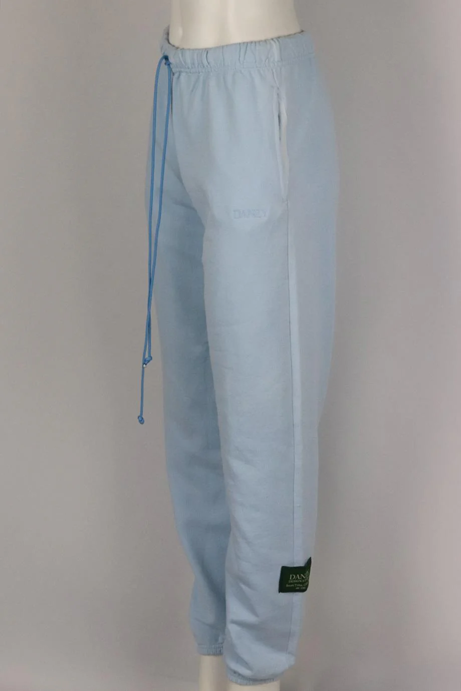 DANZY EMBROIDERED COTTON JERSEY TRACK PANTS SMALL - Image 3