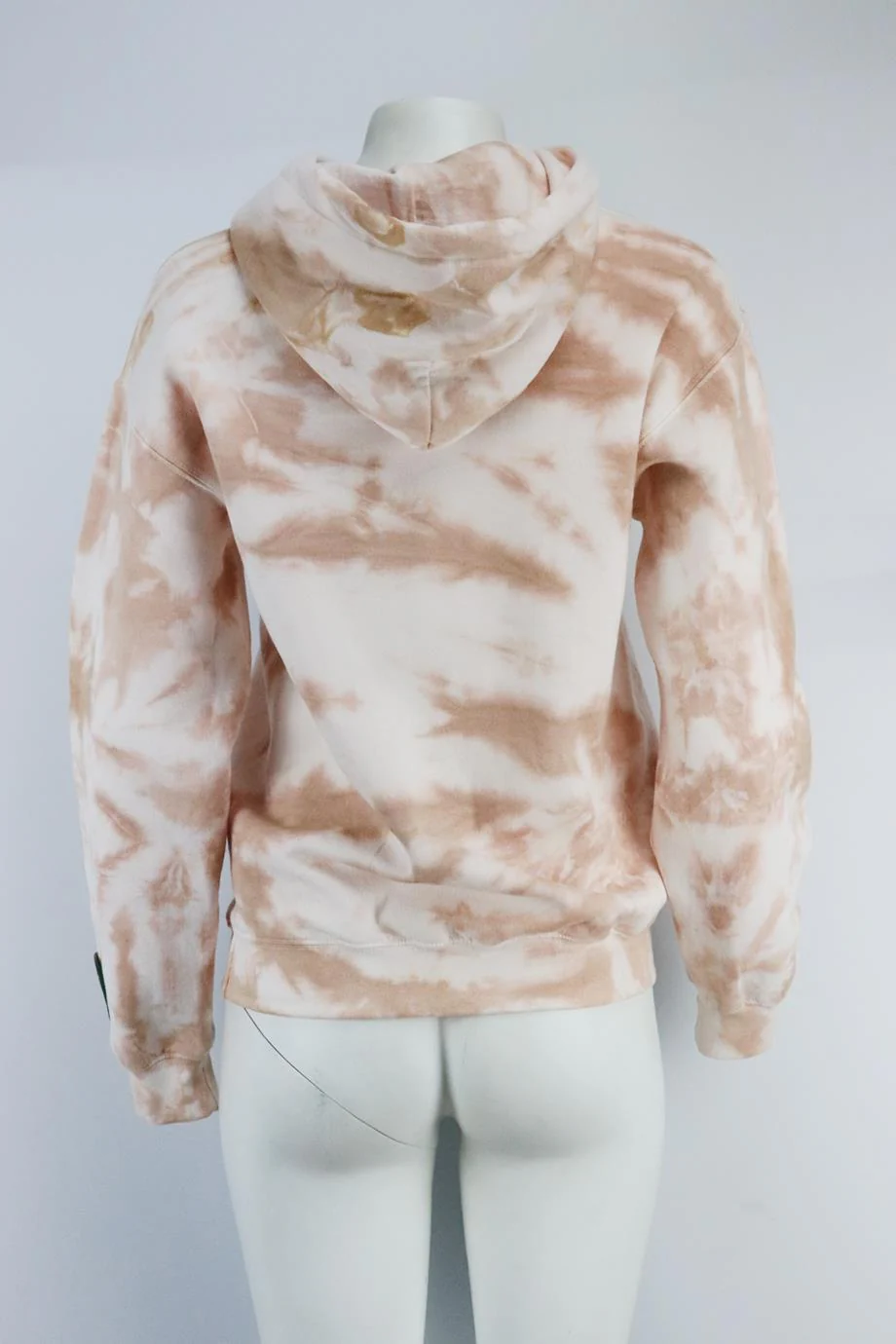 DANZY TIE DYED COTTON JERSEY HOODIE SMALL - Image 4