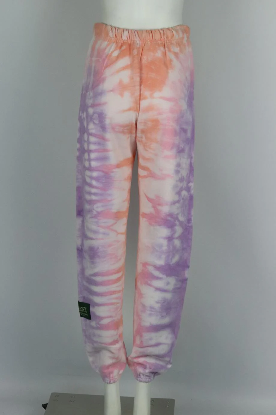 DANZY TIE DYED COTTON JERSEY TRACK PANTS SMALL - Image 4