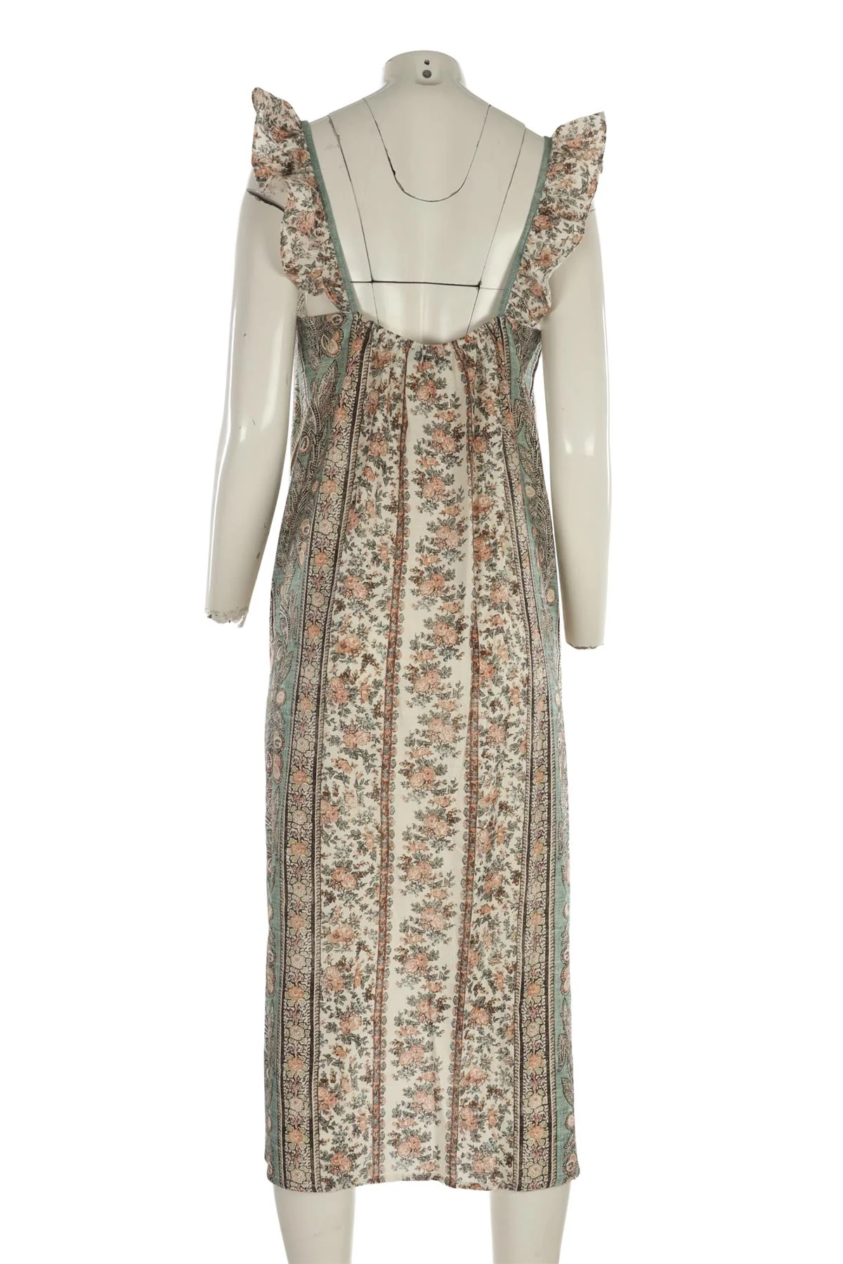 D'ASCOLI MULTI COTTON MIDI DRESS LARGE - Image 4