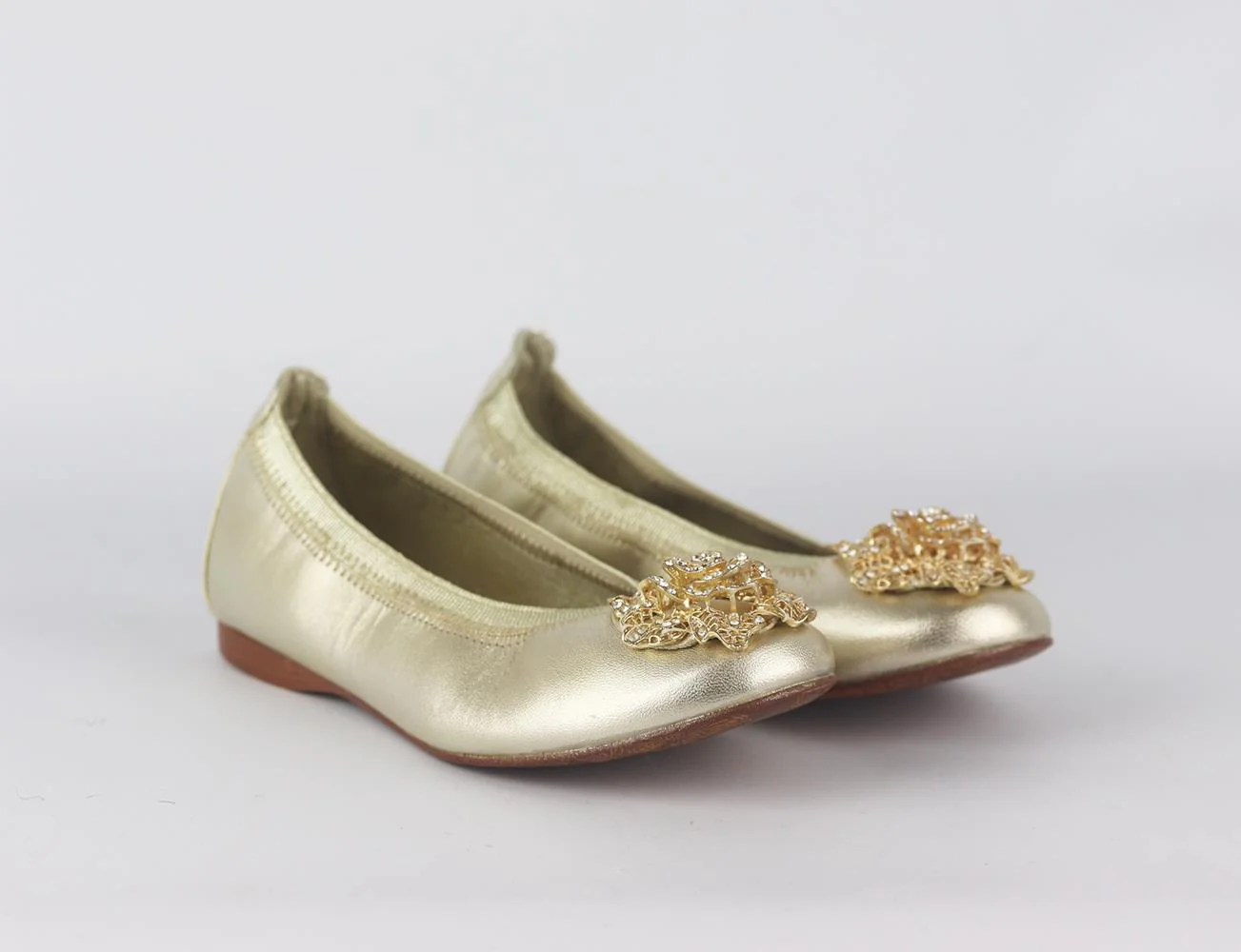 DAVID CHARLES KIDS GIRLS METALLIC LEATHER SHOES EU 30 UK 12 - Image 2