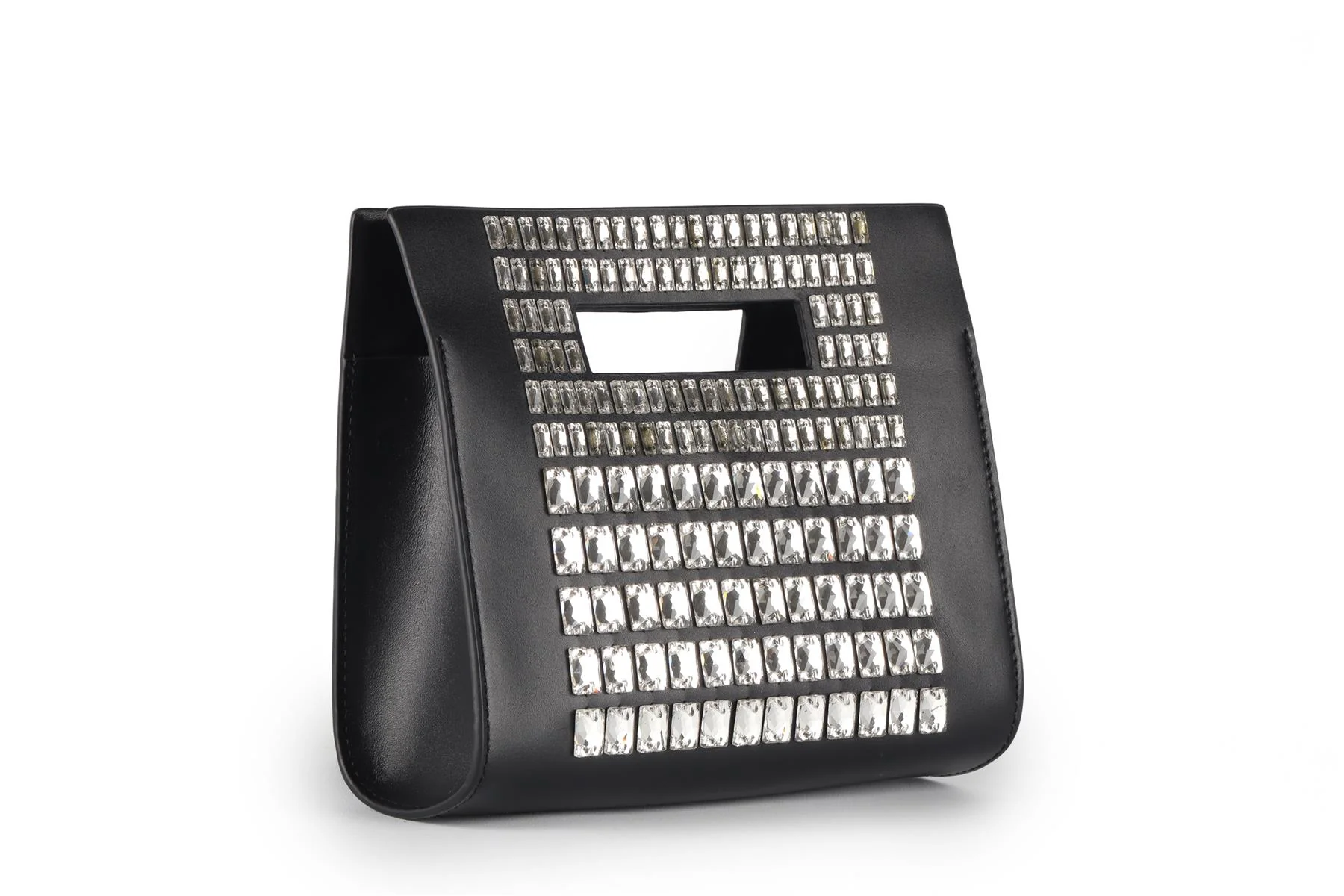 DAVID KOMA BLACK LEATHER SHOULDER BAG - Image 4
