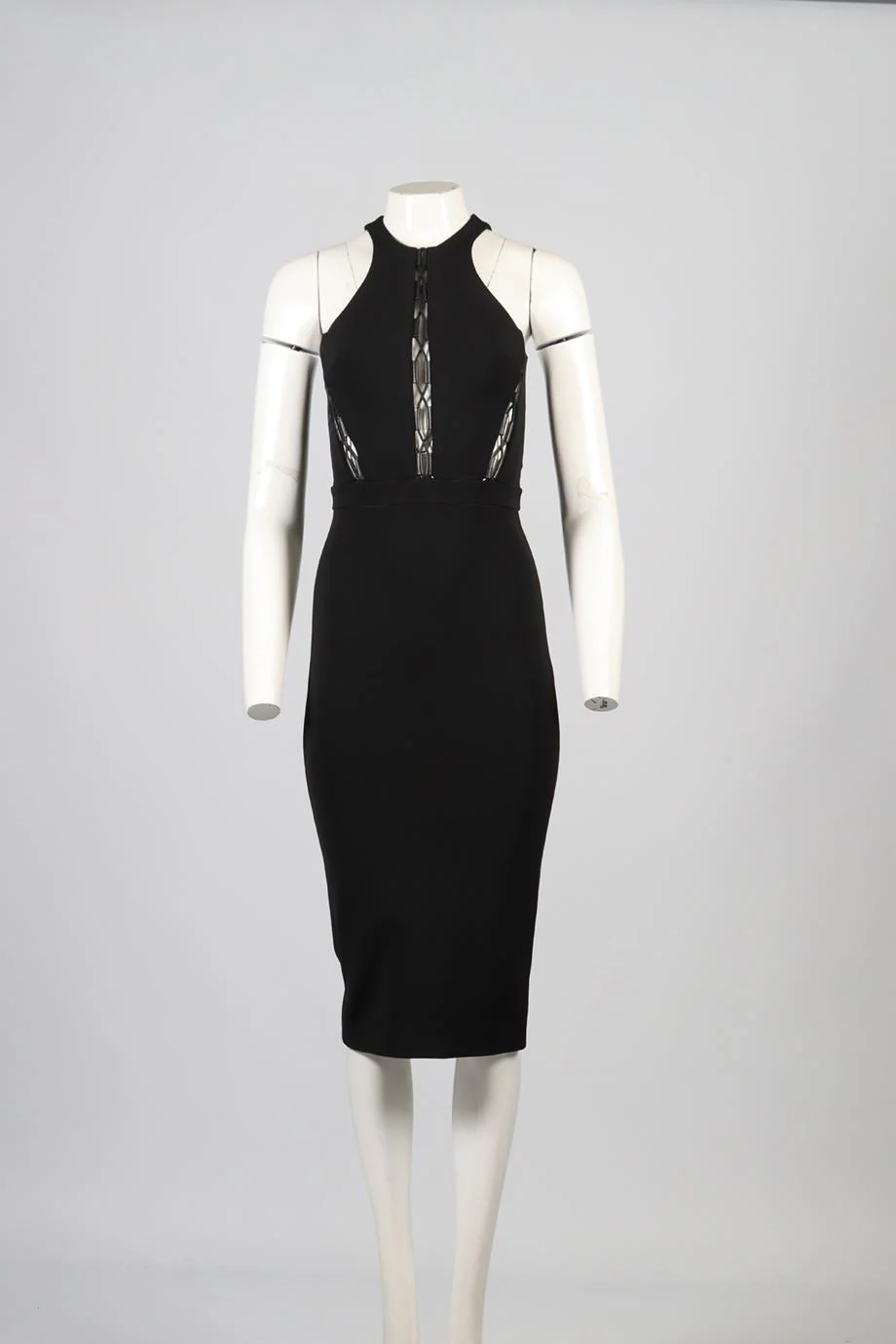DAVID KOMA CREPE MIDI DRESS UK 8 - Image 2