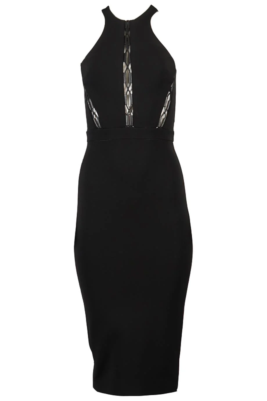 DAVID KOMA CREPE MIDI DRESS UK 8 - Image 5