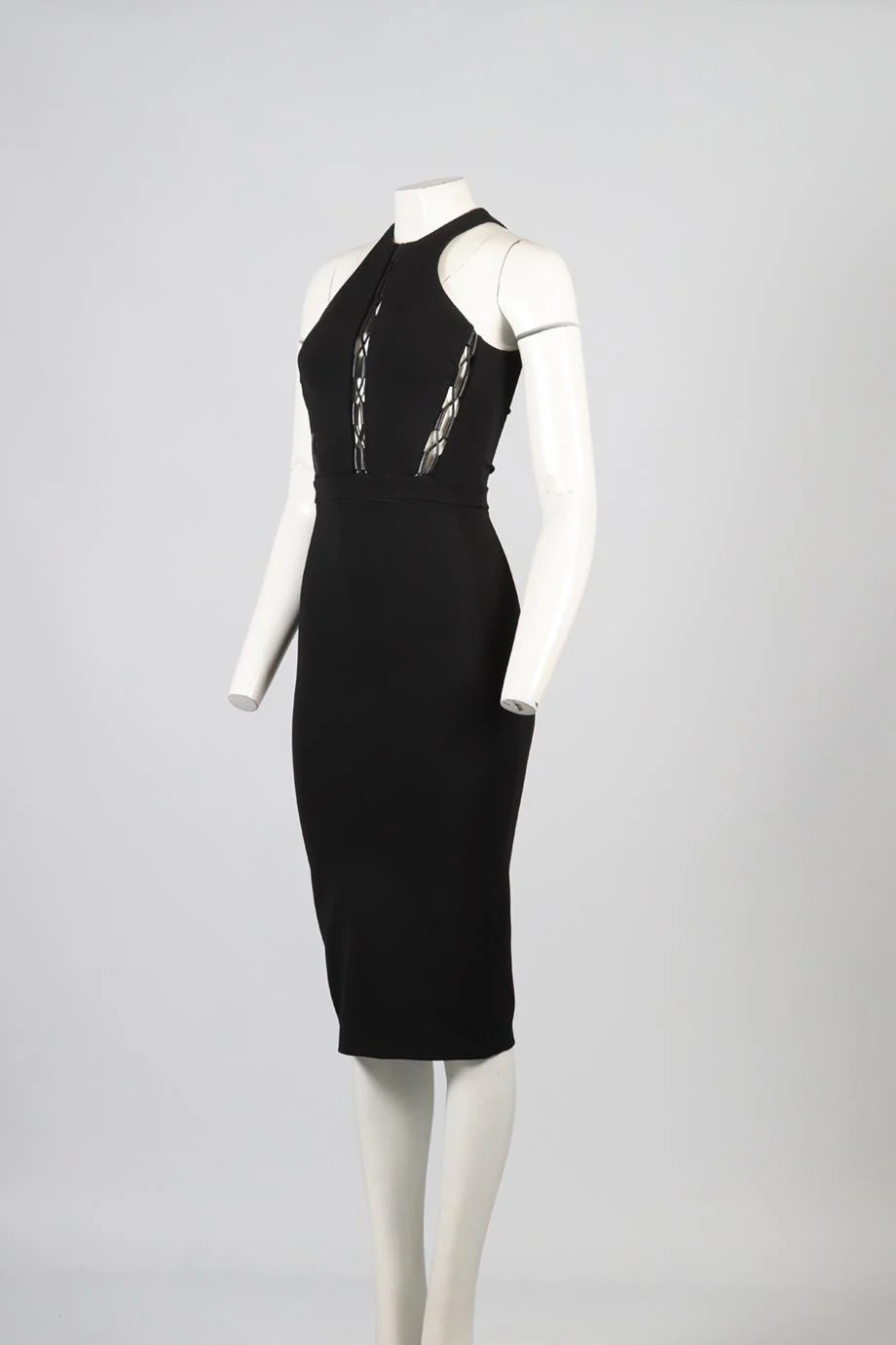 DAVID KOMA CREPE MIDI DRESS UK 8 - Image 7
