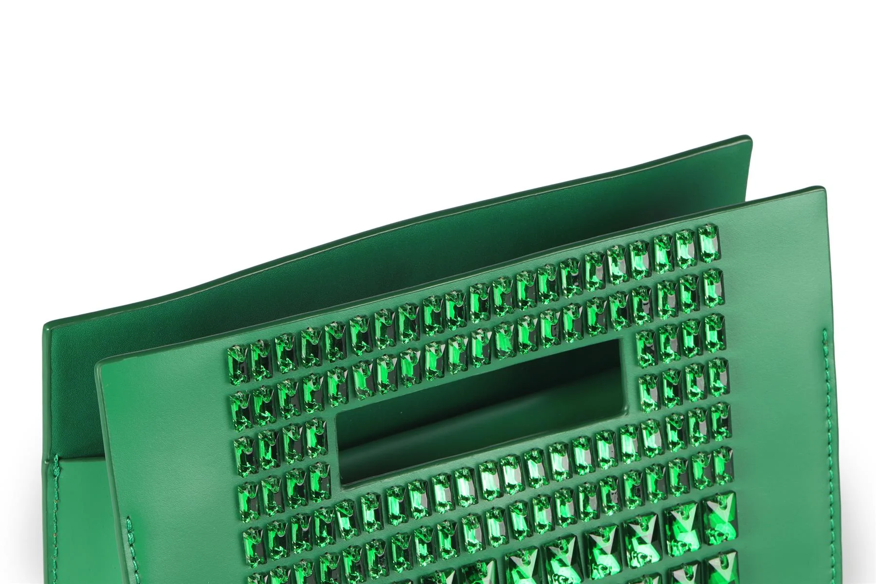DAVID KOMA GREEN LEATHER SHOULDER BAG - Image 10