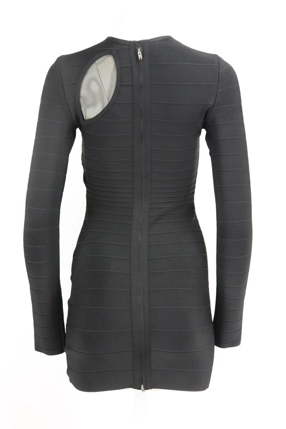 DAVID KOMA MESH PANELED BANDAGE MINI DRESS - Image 4