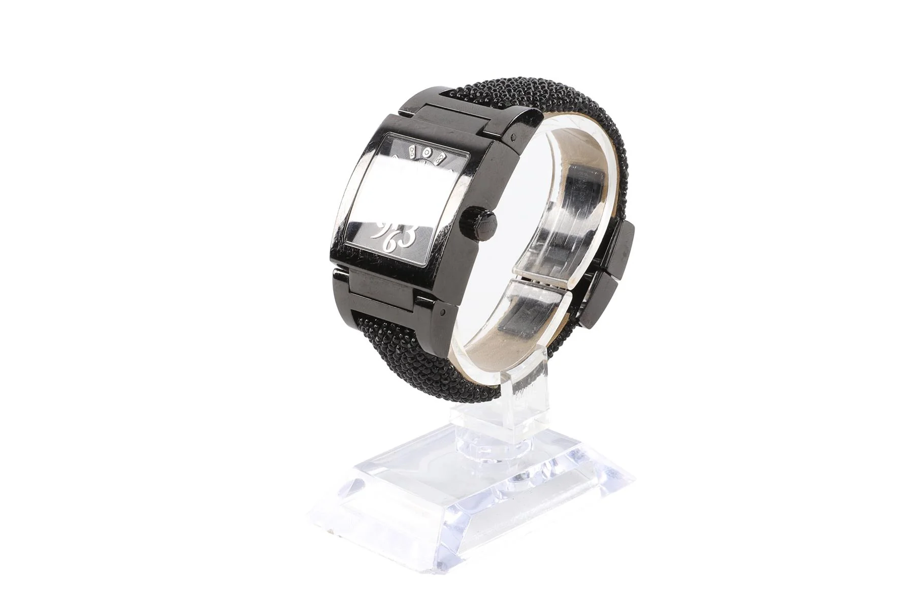 DE GRISOGONO BLACK INSTRUMENTINO WRIST WATCH - Image 4