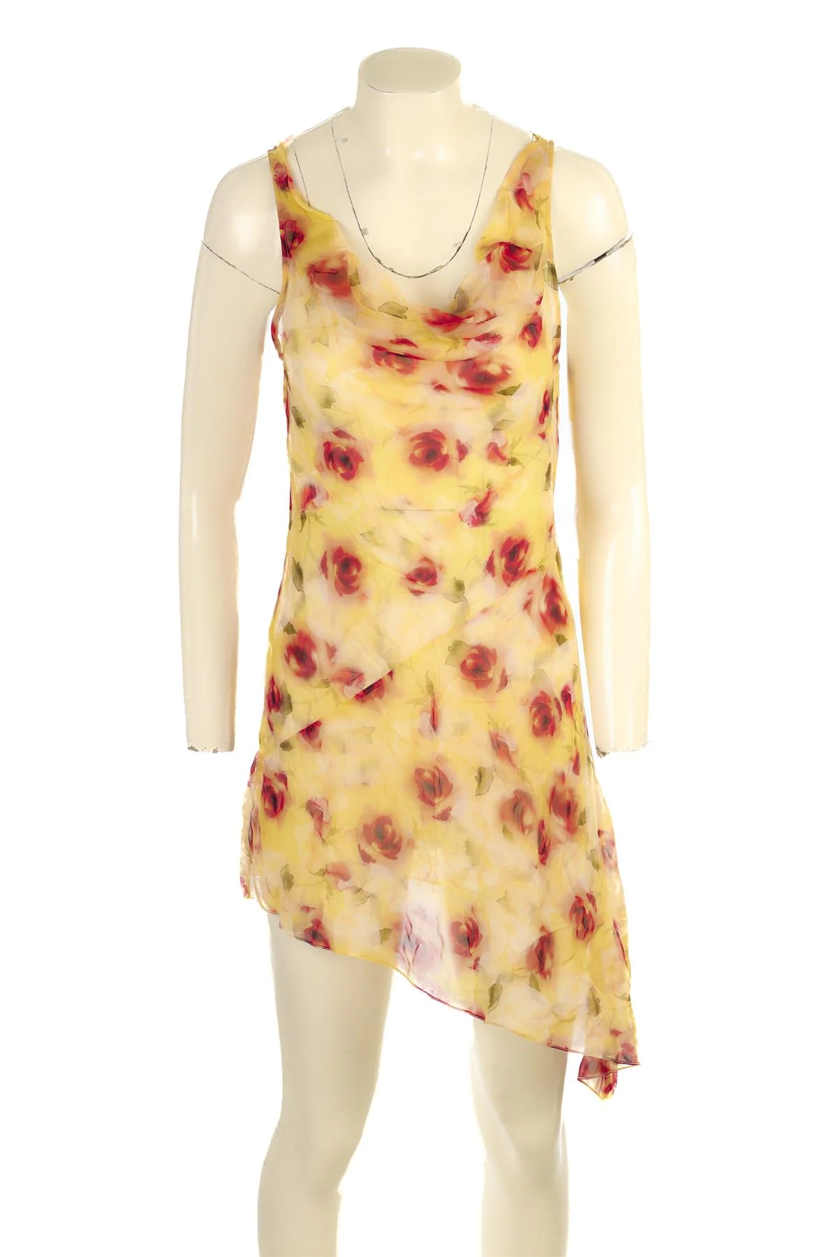 DE LA VALI MULTI SILK MINI DRESS UK 4 - Image 2