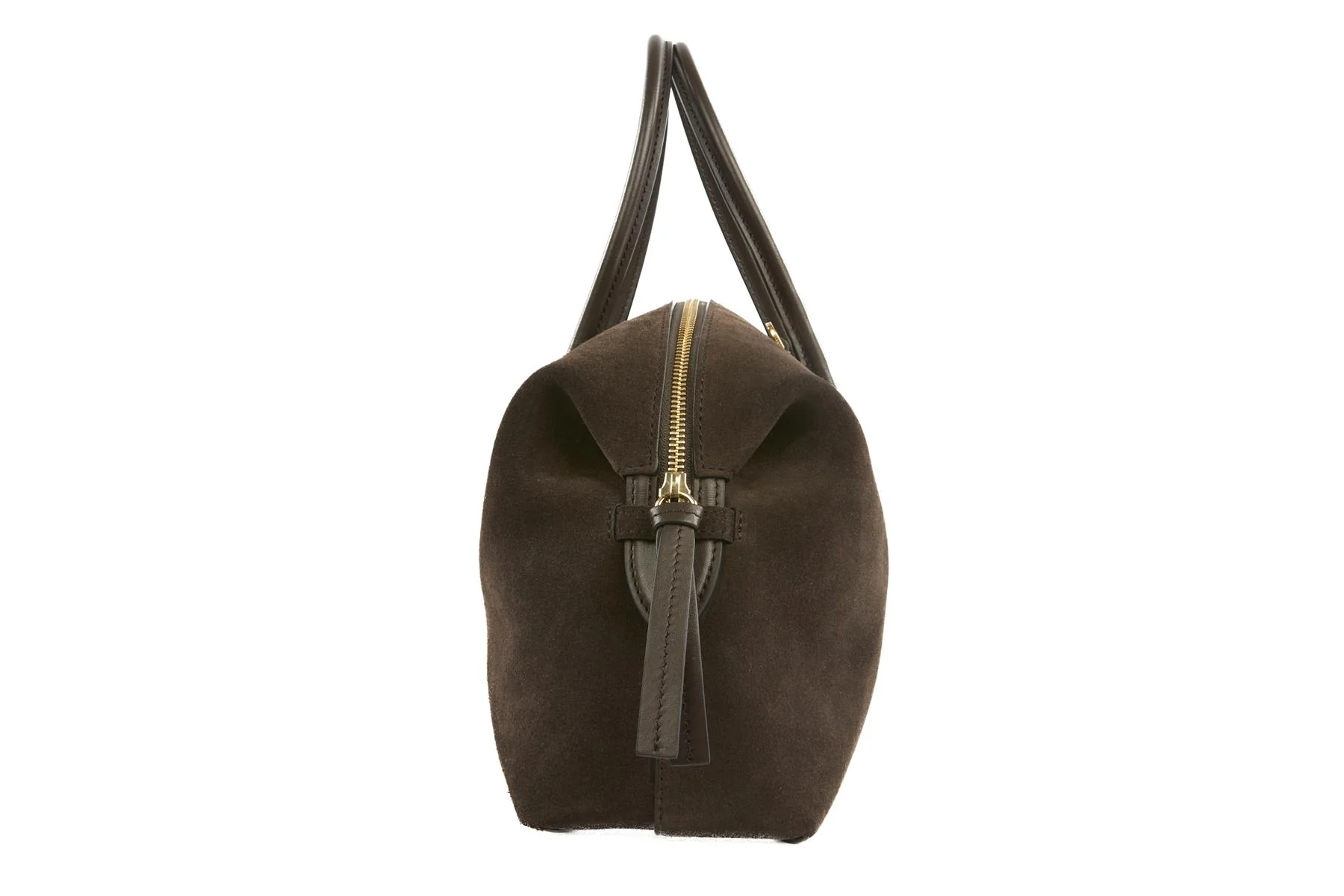 DEMELLIER BROWN THE STOCKHOLM MEDIUM SUEDE TOTE BAG - Image 4