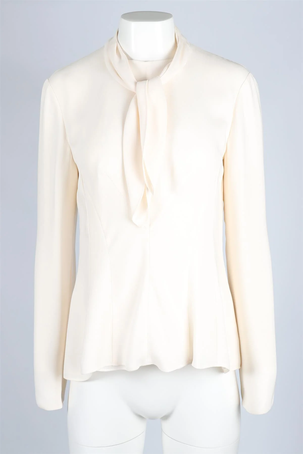 DEREK LAM IVORY SILK TOP UK 14 - Image 2