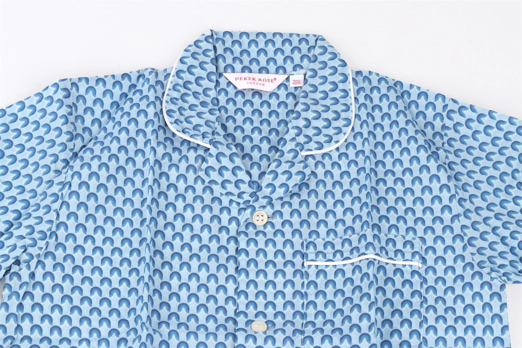 DEREK ROSE BLUE KIDS BOYS PYJAMA SET 7-8 YEARS - Image 3