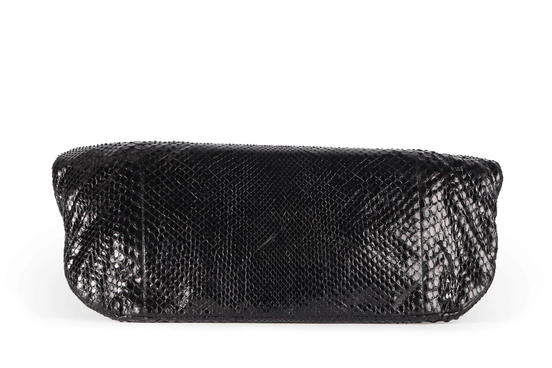 DEVI KROELL PURPLE PYTHON CLUTCH - Image 6